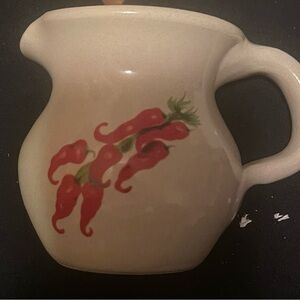 Chili Pepper Design Cream Pitcher
